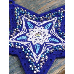 Cross stitch kit "Frosty stars. Set of 3" ST-1100