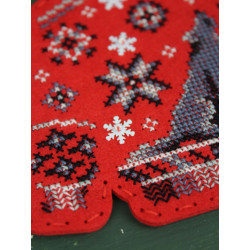 Cross stitch kit "Sweater with a wolf" 11 x 13 cm ST-1099