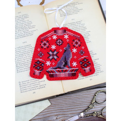 Cross stitch kit "Sweater with a wolf" 11 x 13 cm ST-1099