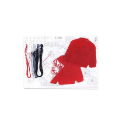 Cross stitch kit "Sweater with a wolf" 11 x 13 cm ST-1099