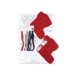 Cross stitch kit "Boots with bears. Set of 2" ST-1097