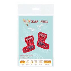 Cross stitch kit "Boots with bears. Set of 2" ST-1097