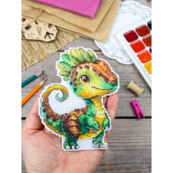 Cross stitch kit "Adorable little one" 13 x 10 cm SR-1346