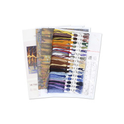 Cross stitch kit "New Year's Ice Rink" 17*25 cm SNV-1032