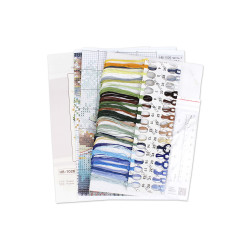 Cross stitch kit "Warming tea" 20*14 cm SNV-1026