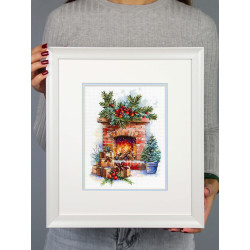 Cross stitch kit "The Approach of the Holiday" 20*14 cm SNV-1025