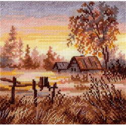 Cross stitch kit "Rural Romance" 14*14 cm SNV-1024