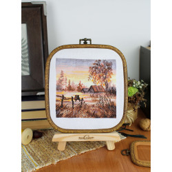 Cross stitch kit "Rural Romance" 14*14 cm SNV-1024