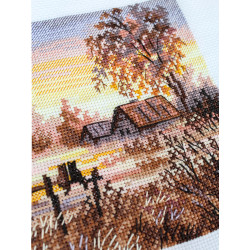 Cross stitch kit "Rural Romance" 14*14 cm SNV-1024
