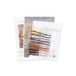 Cross stitch kit "Rural Romance" 14*14 cm SNV-1024