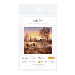 Cross stitch kit "Rural Romance" 14*14 cm SNV-1024