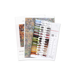 Cross stitch kit "Early autumn" 14*14 cm SNV-1021