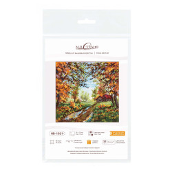 Cross stitch kit "Early autumn" 14*14 cm SNV-1021