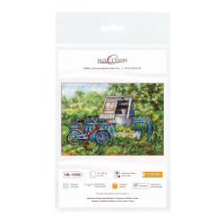 Cross stitch kit "Well water" 15*20 cm SNV-1008