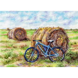 Cross stitch kit "The Journey of a Bicycle" 15*20 cm SNV-1007