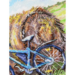 Cross stitch kit "The Journey of a Bicycle" 15*20 cm SNV-1007