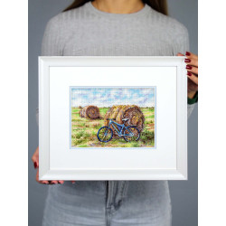 Cross stitch kit "The Journey of a Bicycle" 15*20 cm SNV-1007