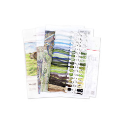 Cross stitch kit "The Journey of a Bicycle" 15*20 cm SNV-1007