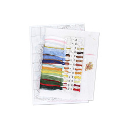 Cross stitch kit "Decorating the Christmas tree" 17*15 cm SM-1254