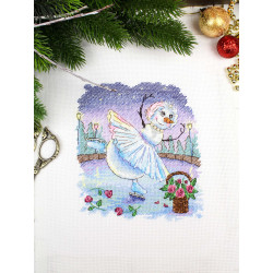 Cross stitch kit "Swan Lake" 17*15 cm SM-1253