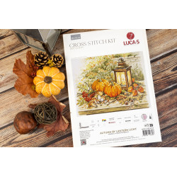 Cross Stitch Kit "Autumn by Lantern Light" 36x29 cm SBU5114