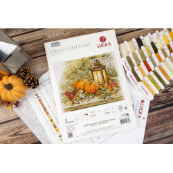 Cross Stitch Kit "Autumn by Lantern Light" 36x29 cm SBU5114