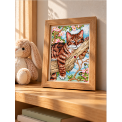 Napping Kitten D65090
