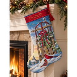 Christmas Sled Stocking  D08819