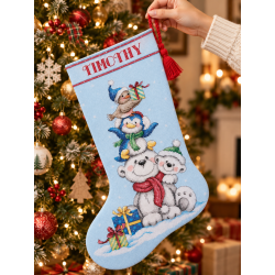 Stack of Critters Stocking  D70-08840
