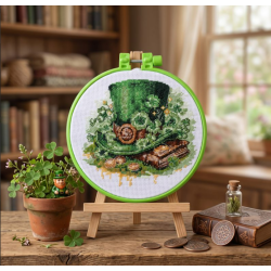 Cross-stitch kits - Leprechaun's Hat AAHM-104