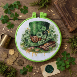 Cross-stitch kits - Leprechaun's Hat AAHM-104