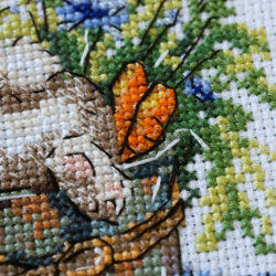 Cross-stitch kits - Mischief in the garden AAHM-103