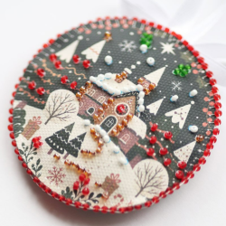 Decoration -Winter little goat AABT-E-006