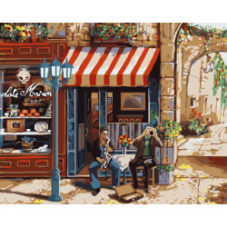Картина по номерам Wizardi Комплект Уличные музыканты 40х50 см J018