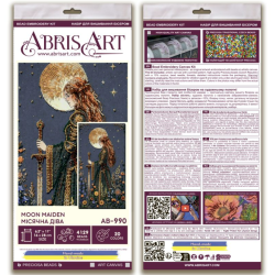 Main Bead Embroidery Kit -Moon Maiden AAB-990