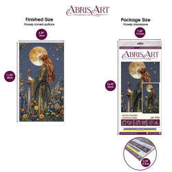 Main Bead Embroidery Kit -Moon Maiden AAB-990