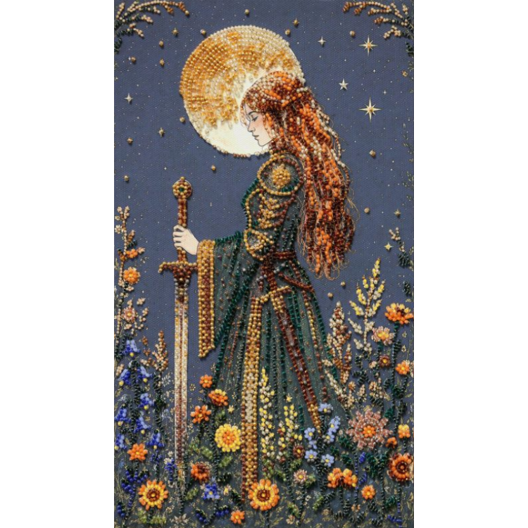 Main Bead Embroidery Kit -Moon Maiden AAB-990