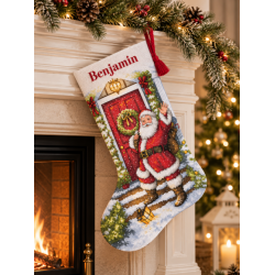 Welcome Santa Stocking D70-08901