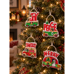 Holiday Truck Ornaments D70-08974