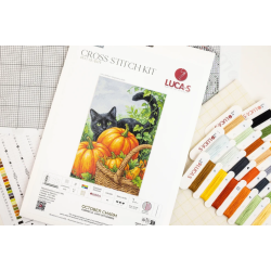 Cross Stitch Kit "October Charm"  22 x 33 cm SBU5116