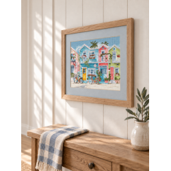 Cross stitch kit "Beach Bliss" 24 x 19cm SLETIL9985