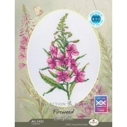 Cross-stitch kit "Fireweed" 11,5*19,5 cm RTOC452