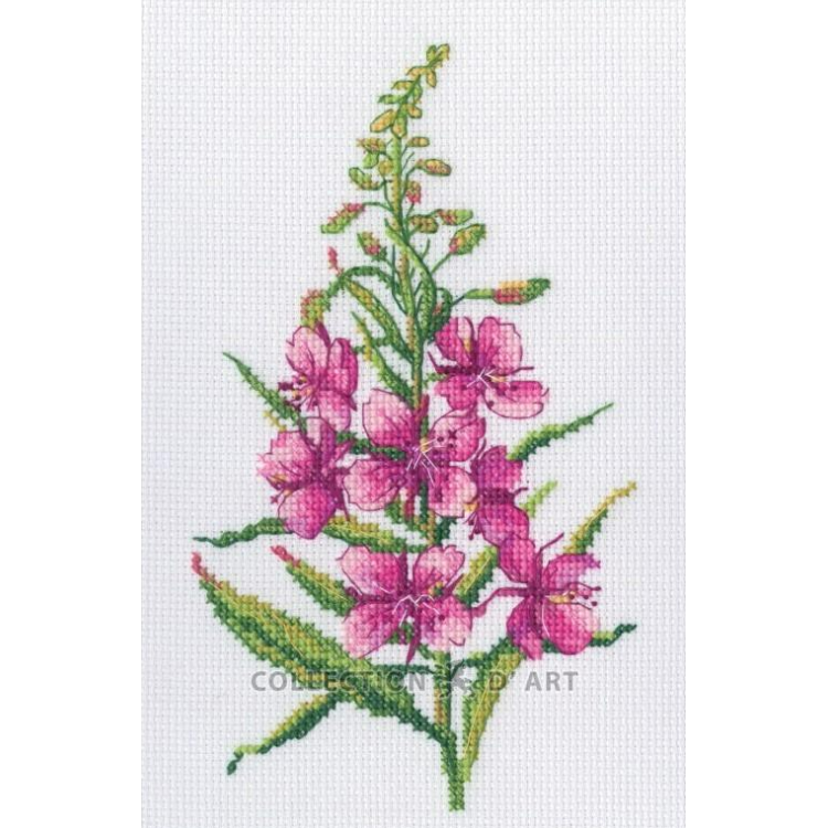 Cross-stitch kit "Fireweed" 11,5*19,5 cm RTOC452