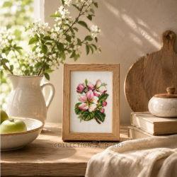 Cross-stitch kit "Apple Blossom" 10*13 cm RTOC453