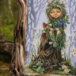Cross-stitch kit "Keeper of forest secrets" 20*29 cm RTOM1121