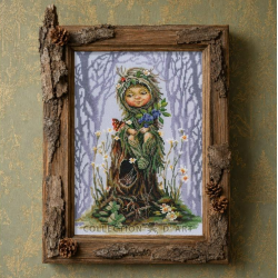 Cross-stitch kit "Keeper of forest secrets" 20*29 cm RTOM1121