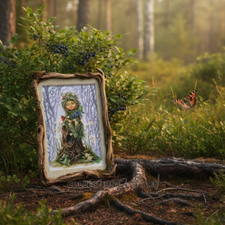 Cross-stitch kit "Keeper of forest secrets" 20*29 cm RTOM1121