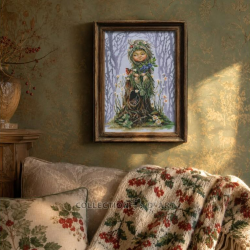 Cross-stitch kit "Keeper of forest secrets" 20*29 cm RTOM1121