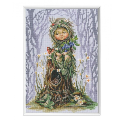 Cross-stitch kit "Keeper of forest secrets" 20*29 cm RTOM1121
