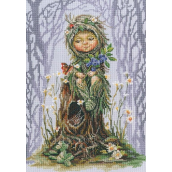 Cross-stitch kit "Keeper of forest secrets" 20*29 cm RTOM1121